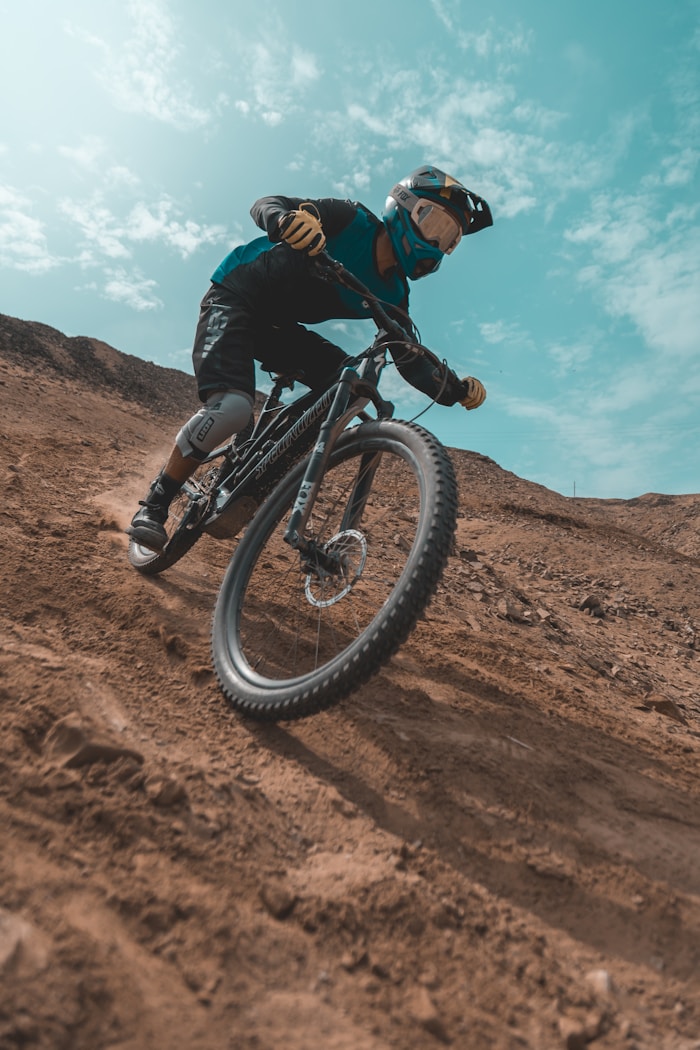 MTB rider at Stromlo