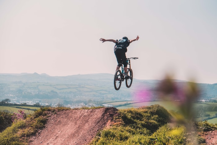 Dirt jumping at Stromlo